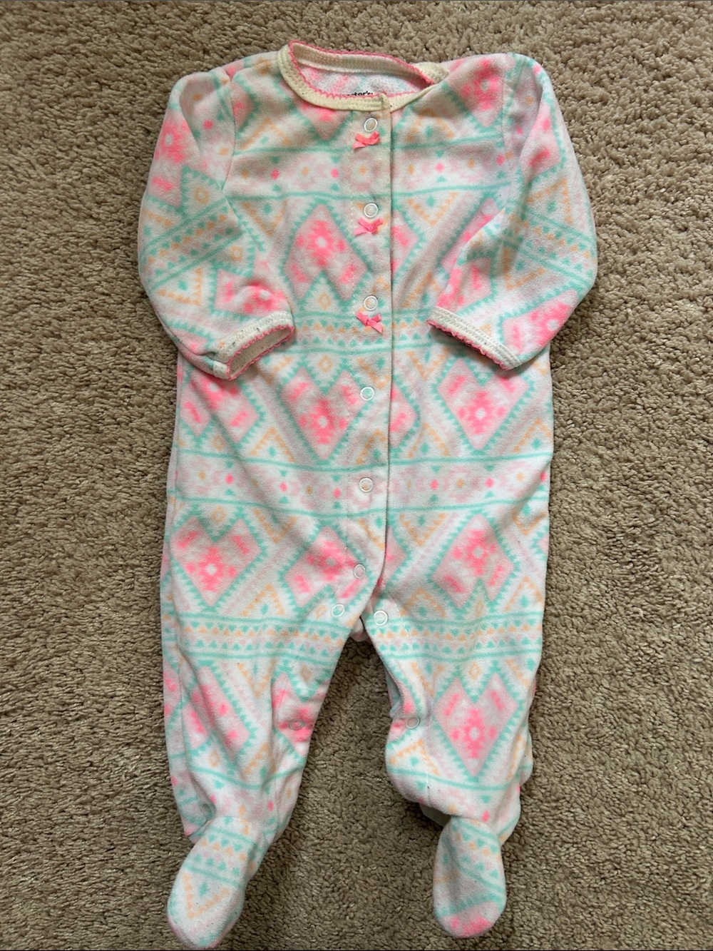Carter’s 3 Month Fleece Footies
